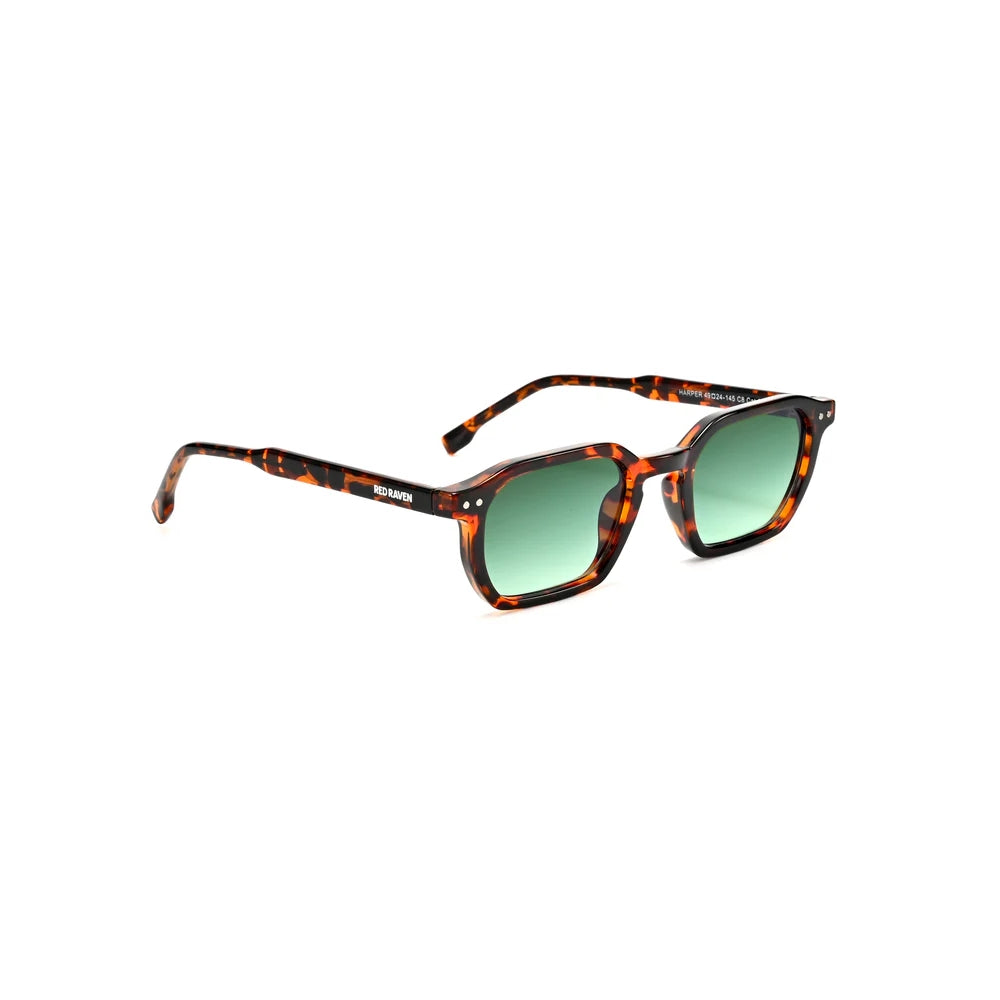 RED RAVEN HARPER TORTOISE GREEN