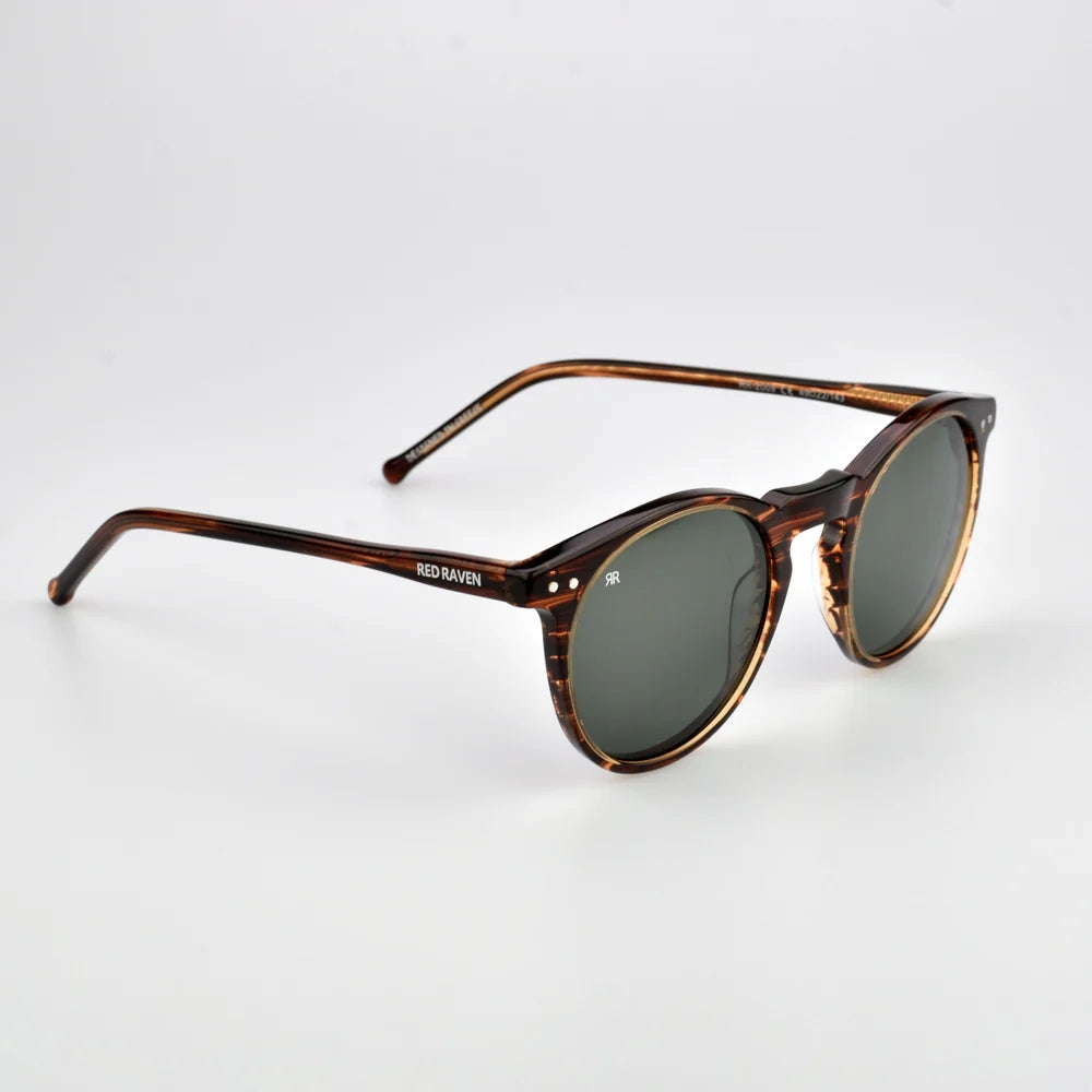 RED RAVEN ATHENE WOOD BROWN