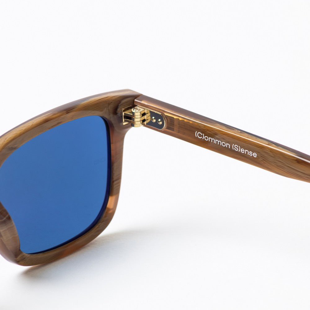 Common Sense 019 BROWN HORN & DARK BLUE