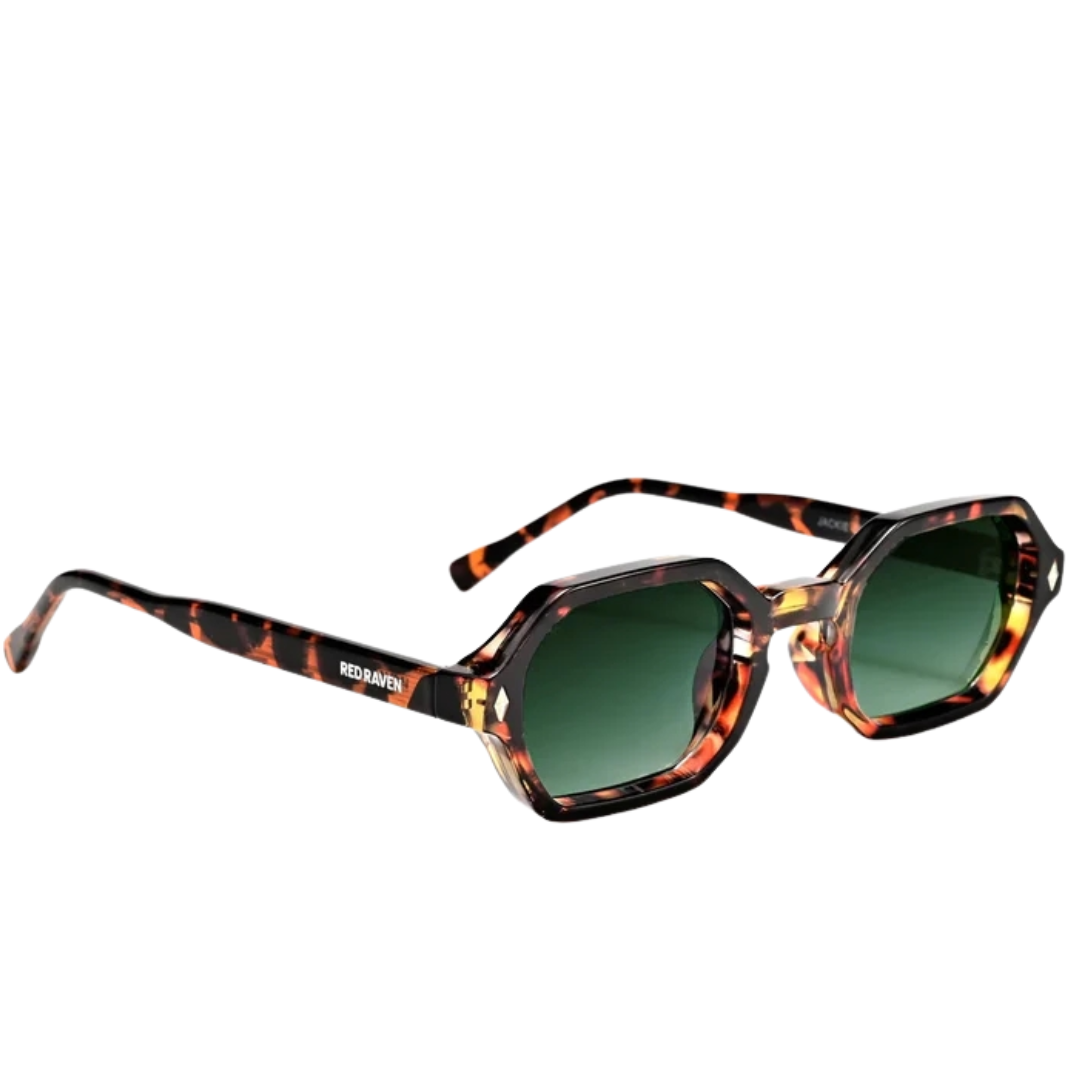 RED RAVEN JACKIE TORTOISE GREEN
